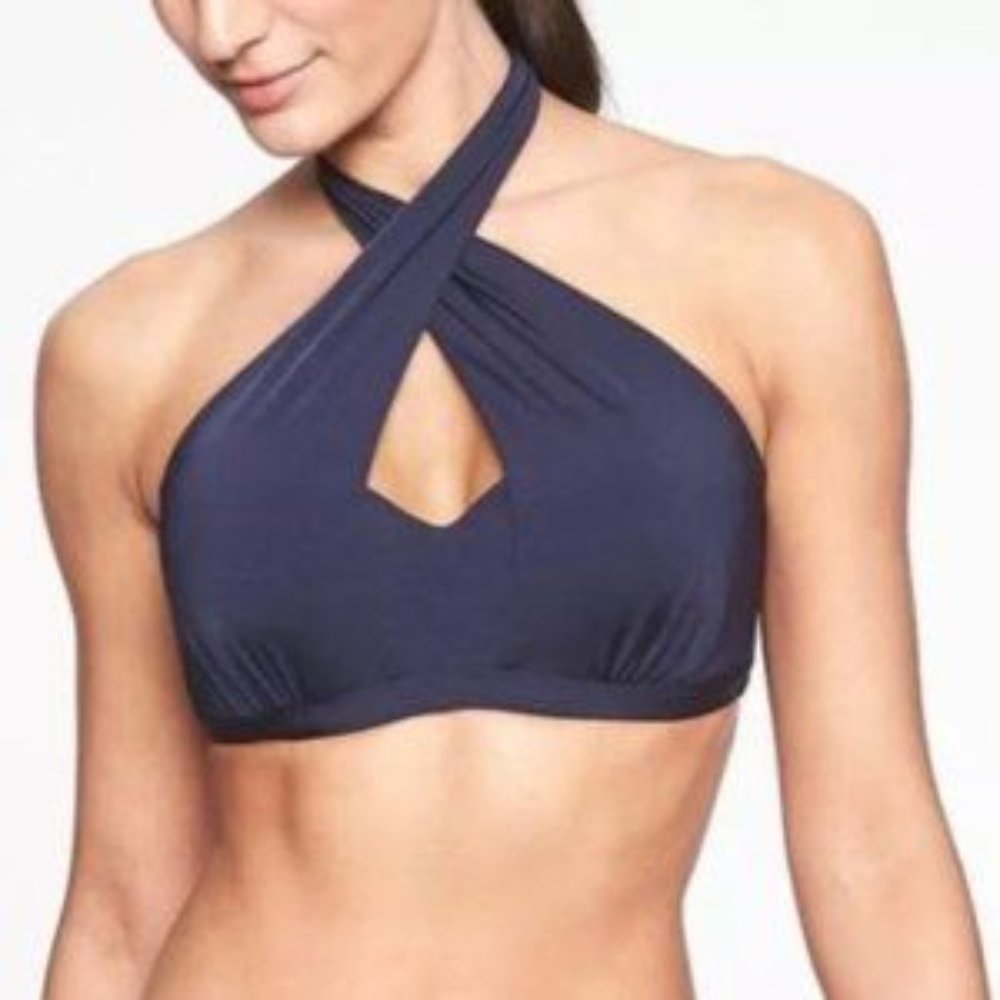 Athleta Swim Halter Top,  32 D/DD  NWOT